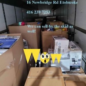 Untouched Unprocessed Return and Overstock skids